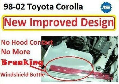 Amélioré Windshield Rondelle Fluide Réservoir Bouteille For 98-02 Toyota Corolla