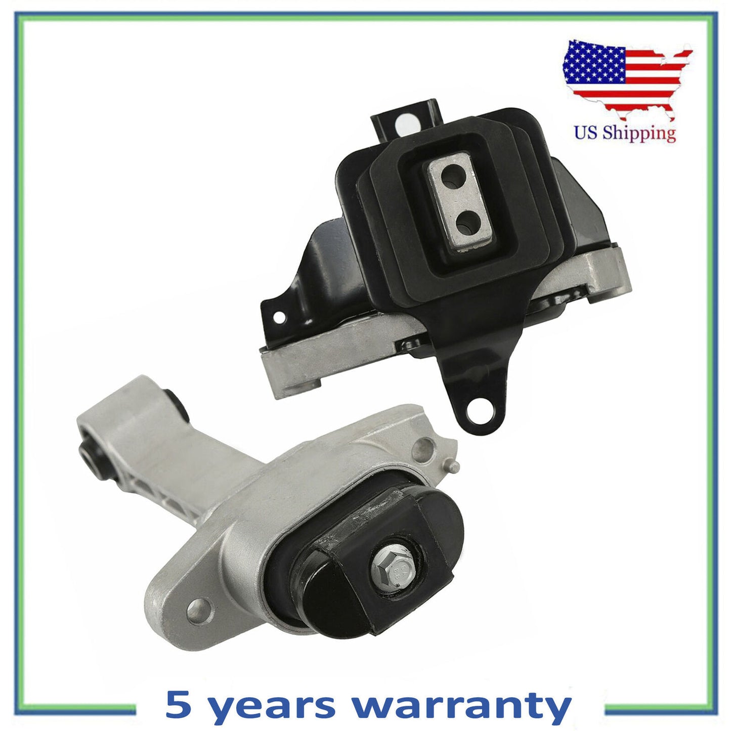 2PCS Front Torque Strut & Left Trans. Mount For 16-20 Hyundai Tucson 2.0 2.4 FWD