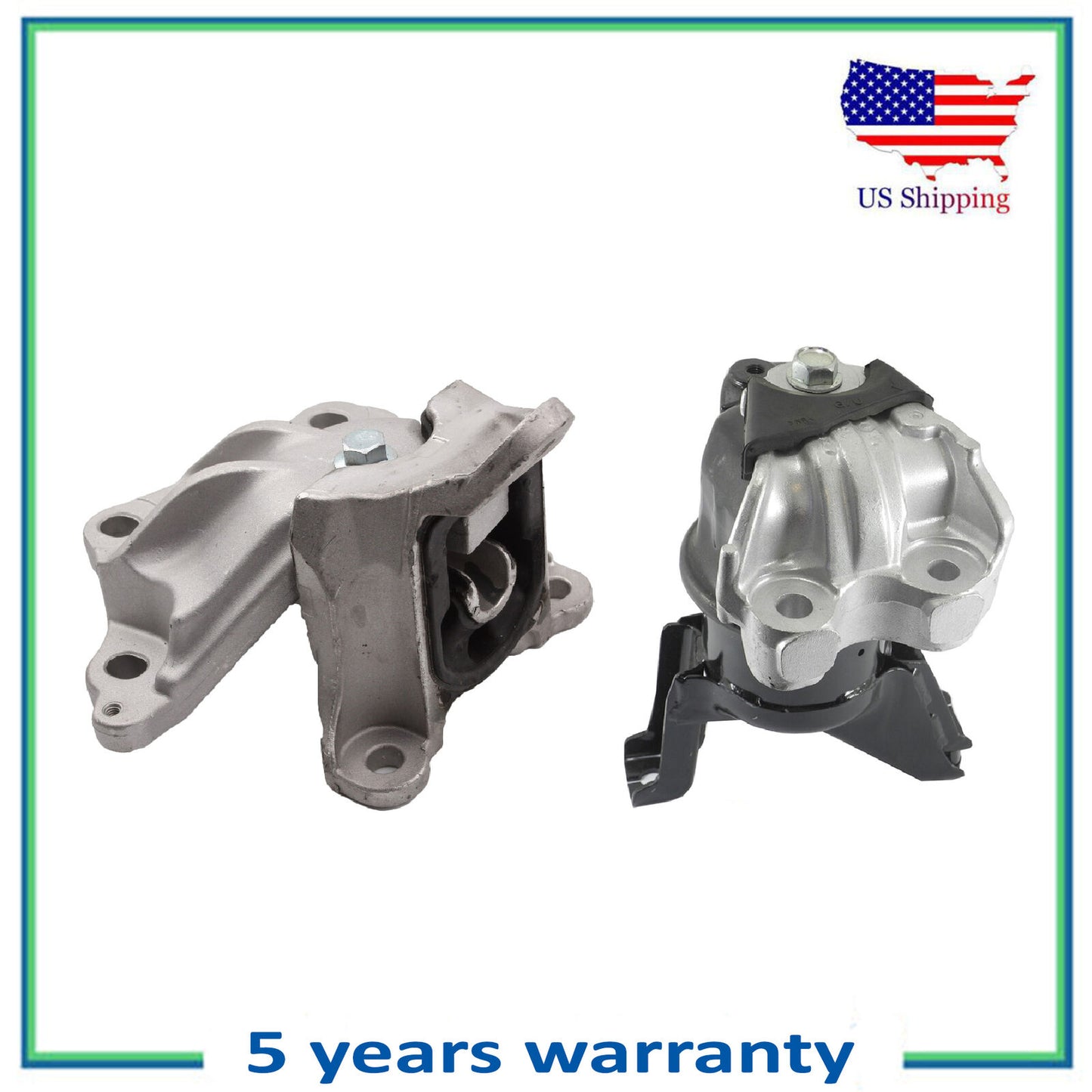 2PCS MotorKing Engine Motor & Auto Trans. Mount For 2012-2013 Honda Civic 1.8L