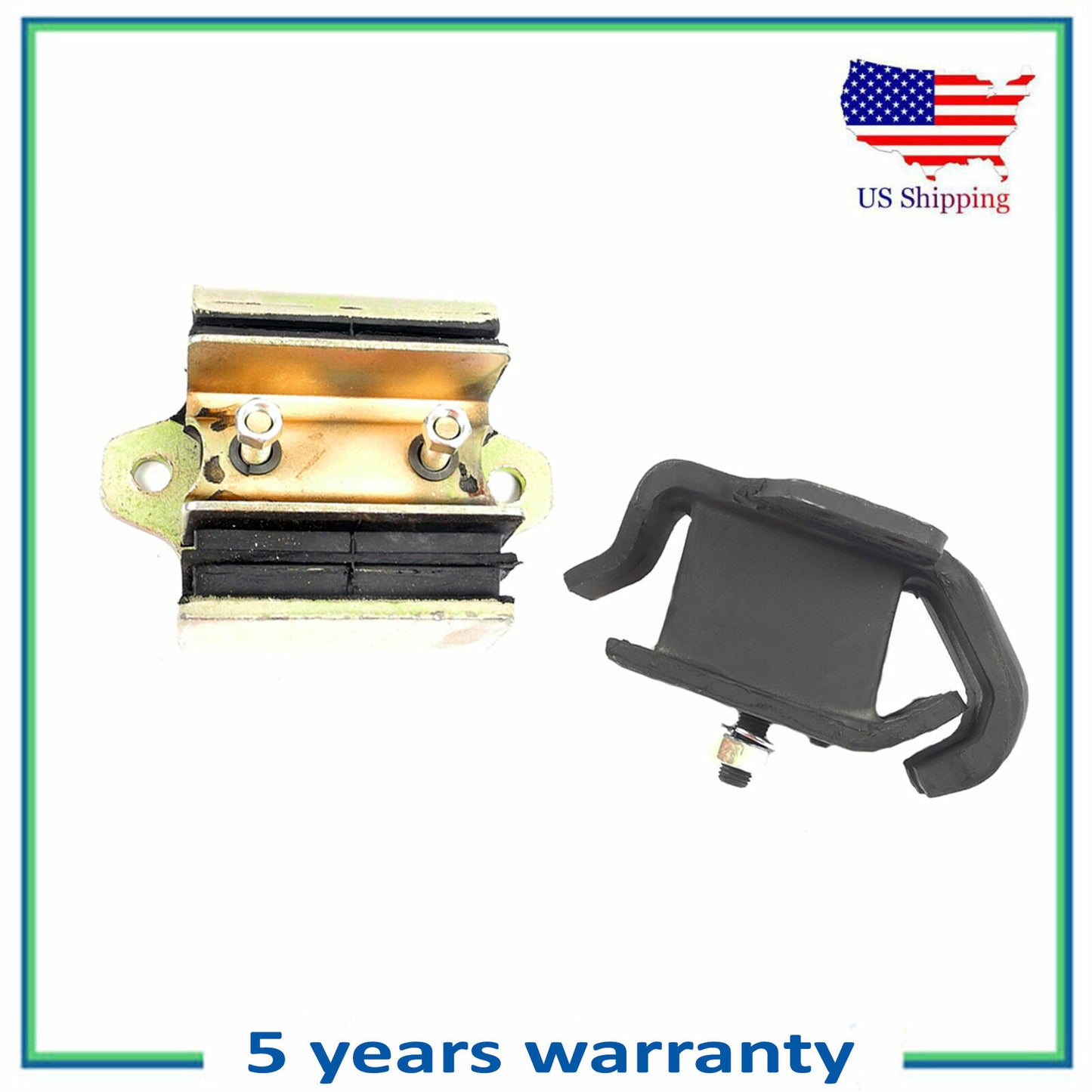 2PCS Engine Motor Mount 4WD For 1998-2004 Nissan Frontier 2.4L 7318 7319