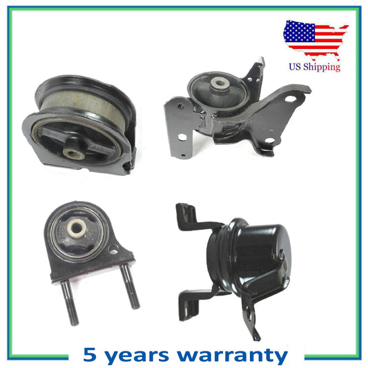 4 PCS Engine Motor & Trans Mount For 98-00 Toyota Rav4 2.0L 7233 7234 7246 7282