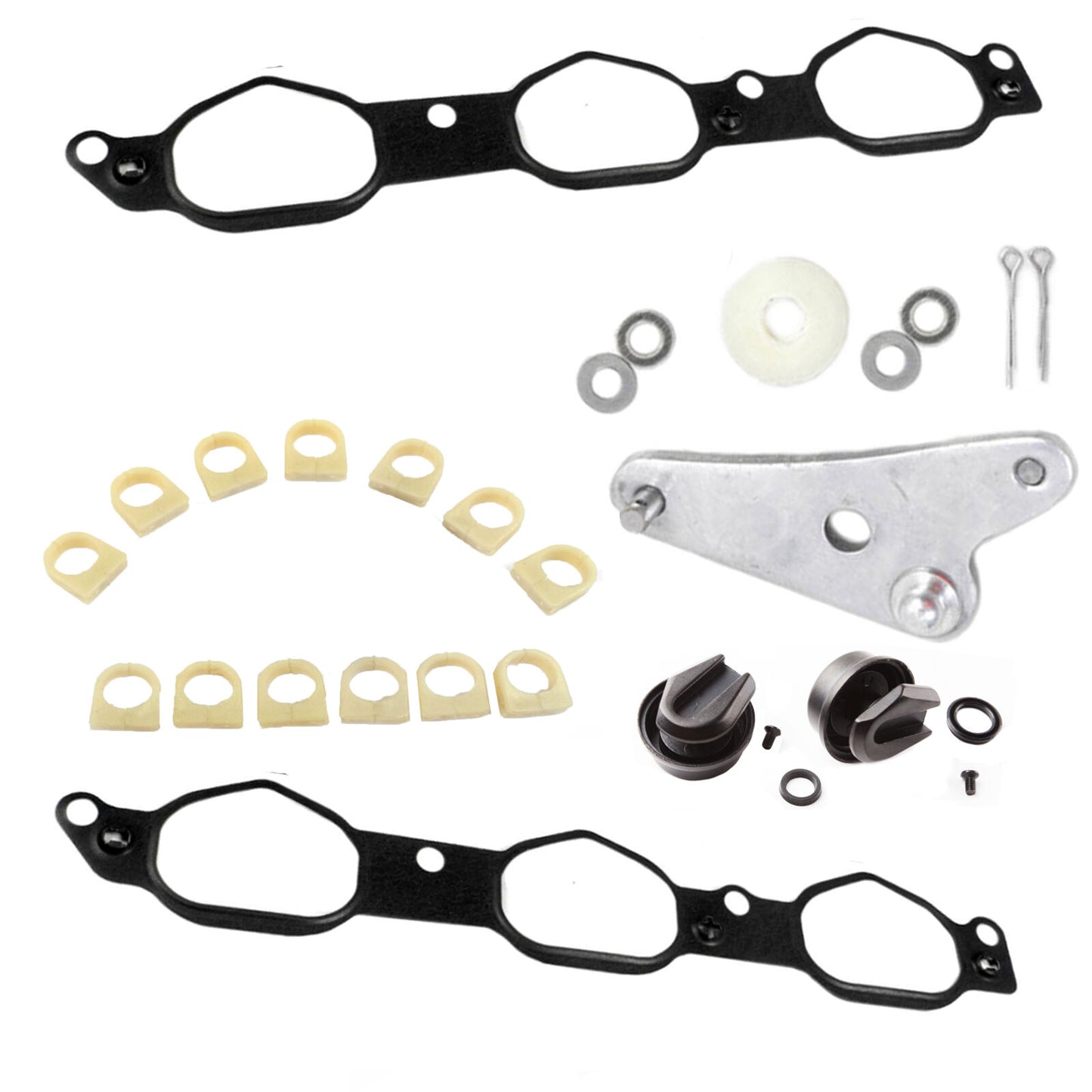 Aire Admisión Colector Kit de Reparación Para Mercedes-Benz C R SLK Metal Aleta
