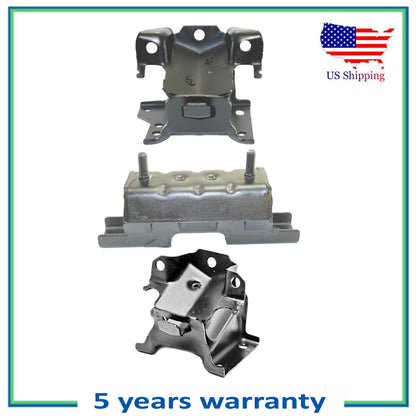 Set Engine Motor & Trans Mount For New Silverado/ Sierra 2500HD 3500 3500HD 6.6L