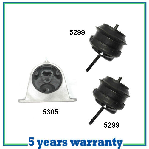 M608 Engine Motor Mount 3PCS For 04-06 Chrysler Pacifica 3.5L 3.8L 5299HY 5305