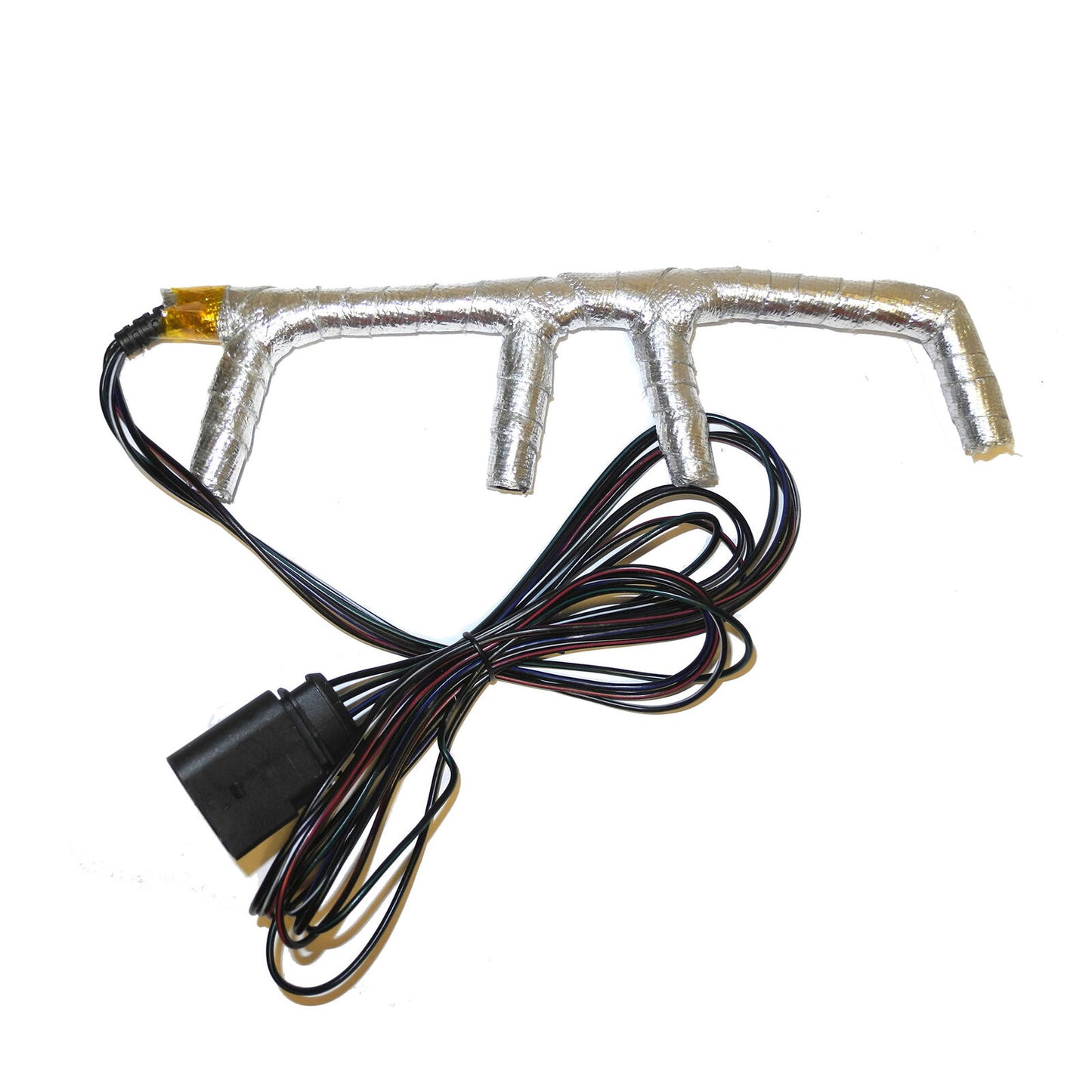Improved 4-Wire Glow Plug Harness W/ Connector W/Thermo heat cover For 02 03 VW