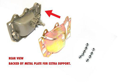 Arrière Droit Intérieur Porte Poignée BJ0008-NS Pour 05 Jeep Grand Cherokee Gris