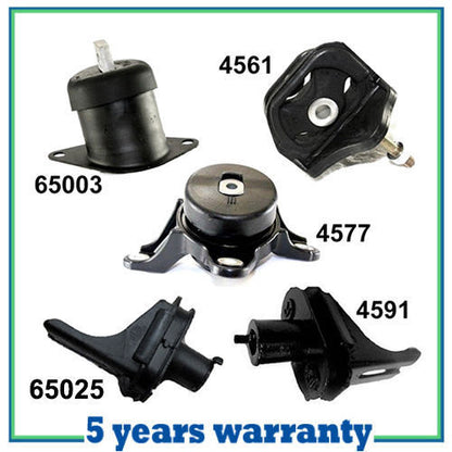 5PCS Set Moteur & Transparent Montage M1103 2010-2011 Pour Acura Tsx 3.5L