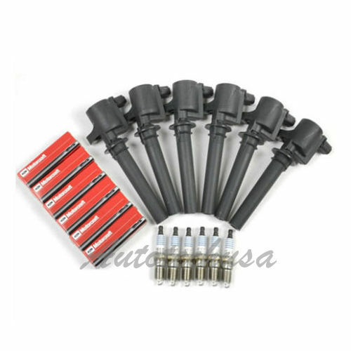 Accensione Bobina B269 6 Con 6 Candela Spina SP433 per Mazda 6 Ford Mercury DG51