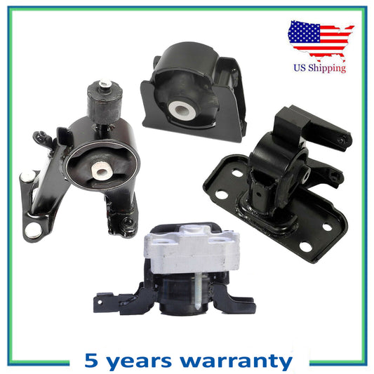 Set 4PCS Engine Motor & Transmission Mount for Auto For 2008-2015 Scion xB 2.4L