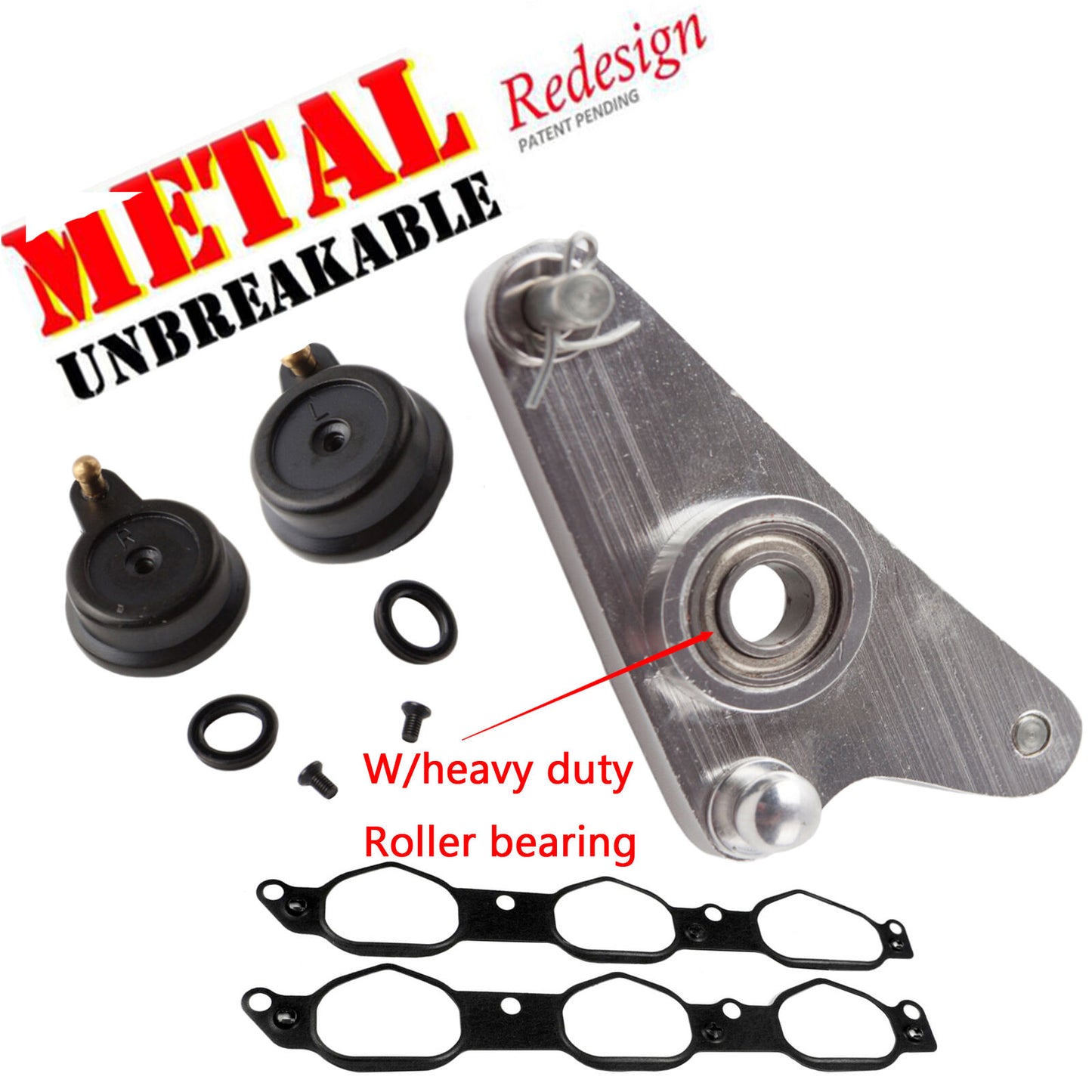 Metal Aire Admisión Colector Reparación Kit Con / Rodamiento Para Mercedes R350