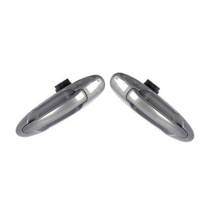 Rear Pair Outer Door Handle For 1C7 Thunder Gray Metallic Toyota Tundra Sequoia
