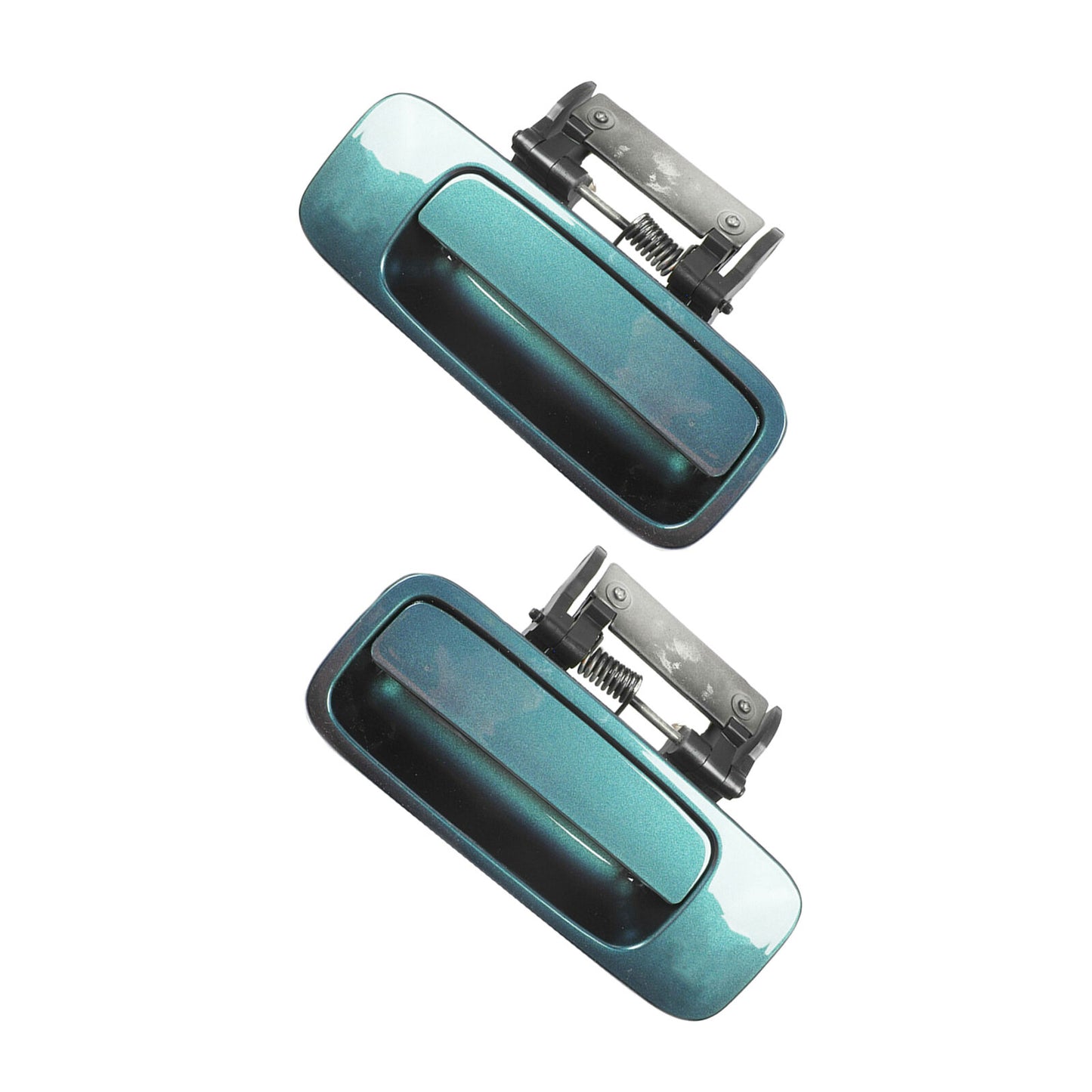 Rear Pair Set Outside Door Handle For 00-04 Toyota Avalon 6S7 Aspen Green Pearl
