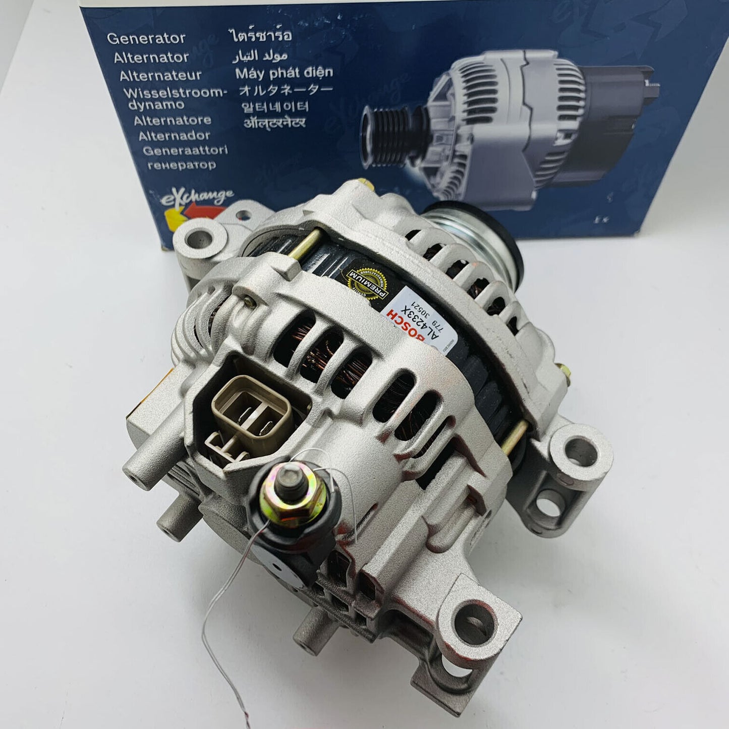 OE Bosch Remanufacturado Alternador AL4233X Para 2003-2005 Mazda 6 2.3L