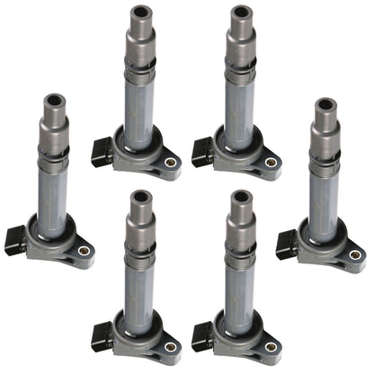 6PCS Zündspule Spule Für UF507 Lexus GS300 GS350 IS250 Toyota Sequoia Tundr V6
