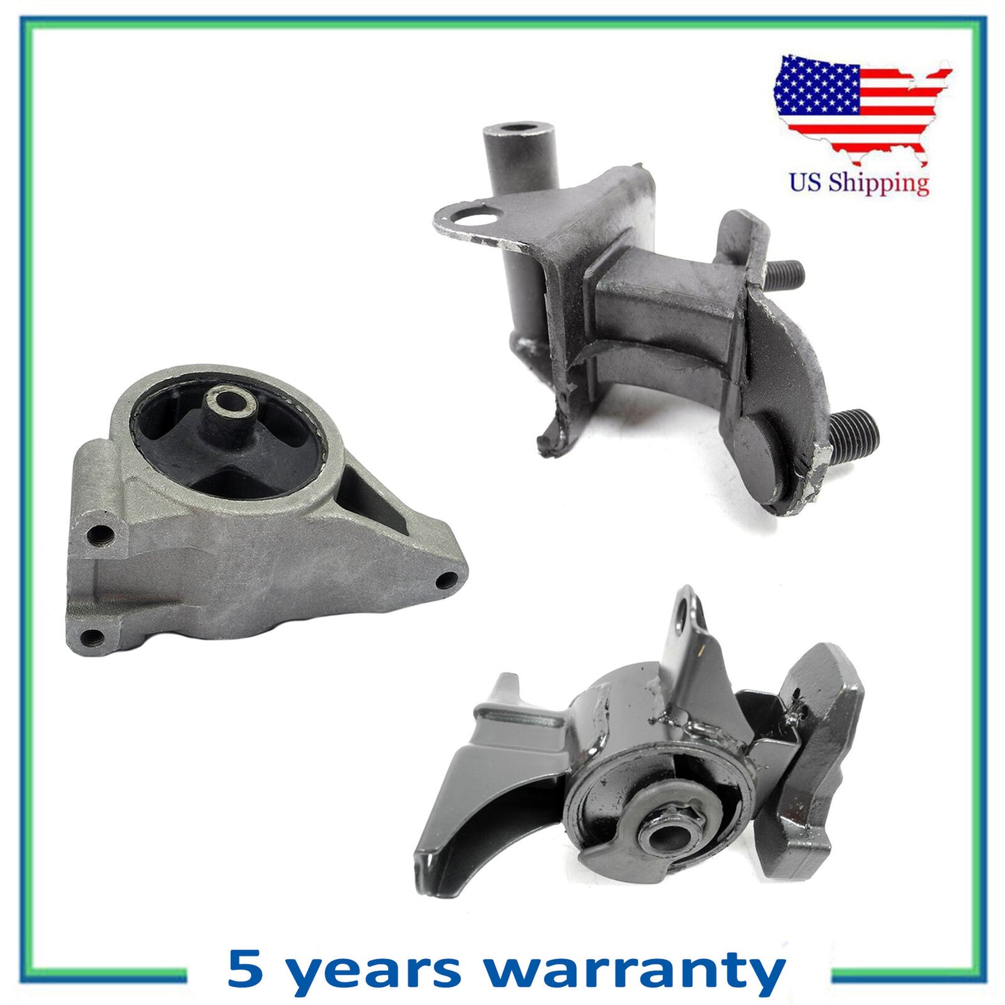 4533 4523 4532 Motore & Trans Montante Set 3PCS Per 03-06 Acura MDX Base 3.5L