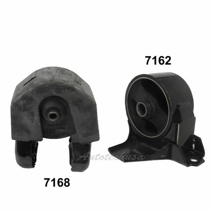 Set Engine Motor Mount For Hyundai Sonata 2.4L 3.3L Front Rear M1278 7162 7168