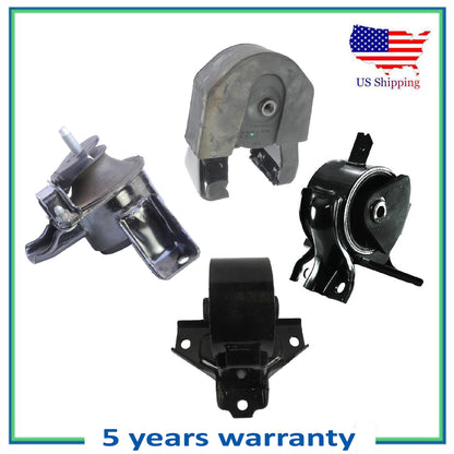 Per 06-08 Hyundai Sonata 2.4L Set 4PCS.Engine Motore & Trasmissione Montante