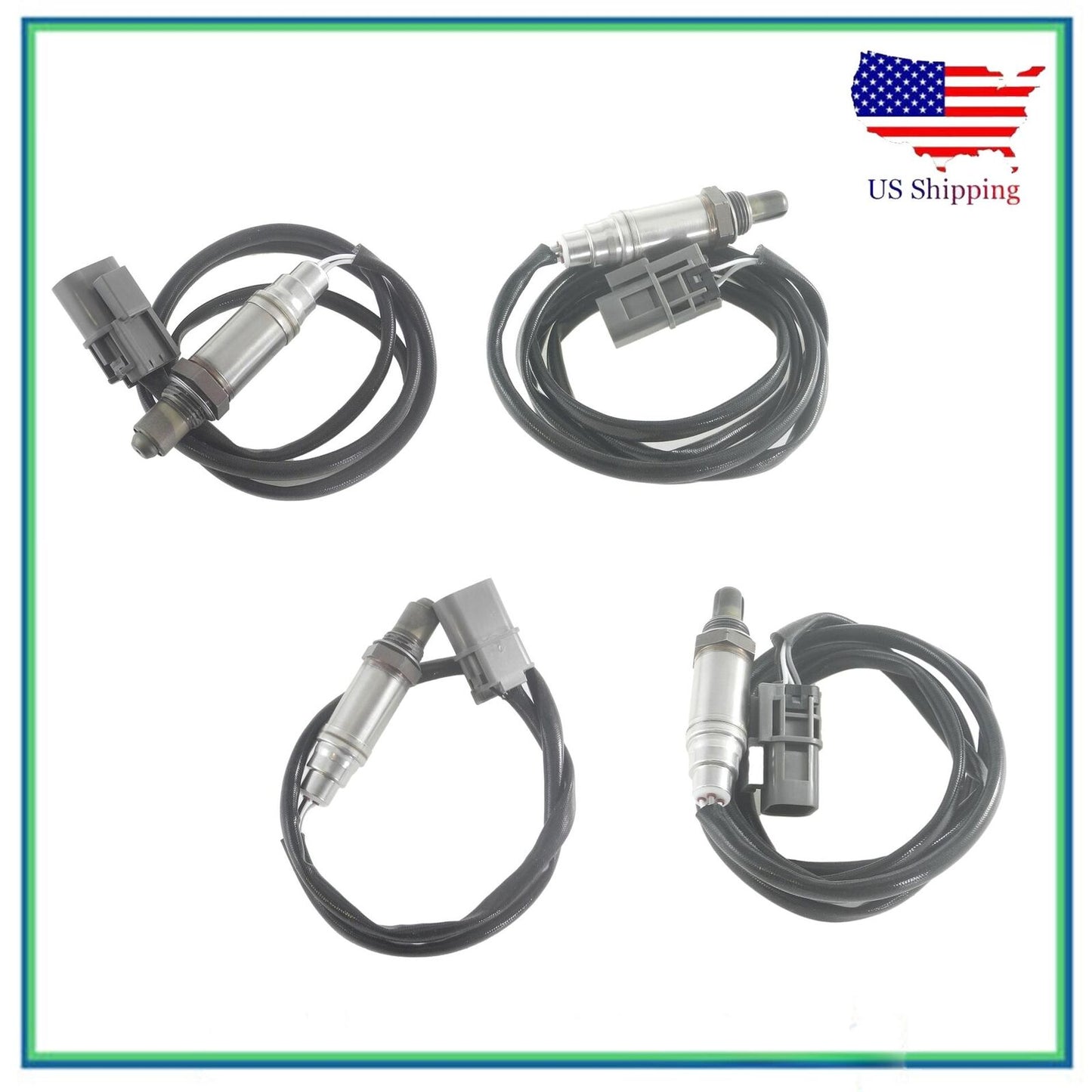 4 Pcs Oxygen Sensor For 1996-2000 Nissan Pathfinder XE 3.3L