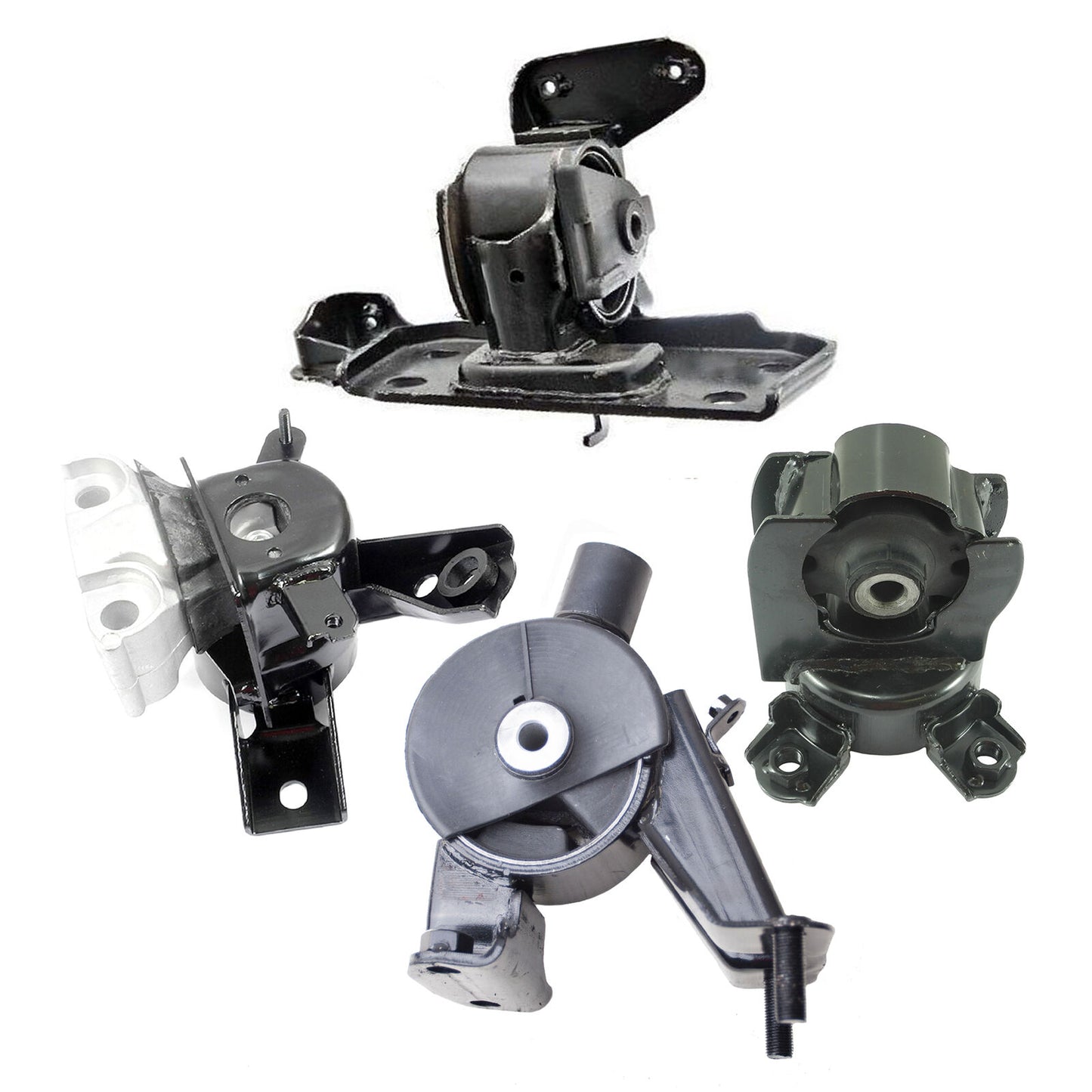 Set 4 PCS Engine Motor & Transmission Mount For 06-12 Toyota RAV4 3.5L V6 FWD