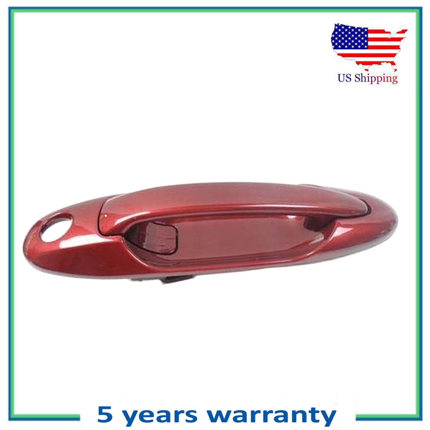 Front Right Outside Door Handle For 3K4 Sunfire Red Pearl Toyota Tundra Sequoia