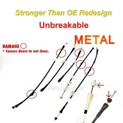 For Econoline Van METAL CABLE End Cargo Hinge Handle Upper Latch Power Lock