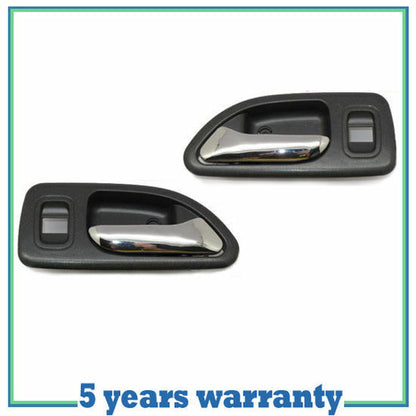 94-97 Para Honda Accord 2PCS Interior Puerta Mango Gris Posterior Izquierdo &