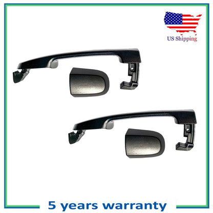 Rear Left & Right Set Outside Door Handle For Toyota Camry Corolla RAV4 1E3 Gray