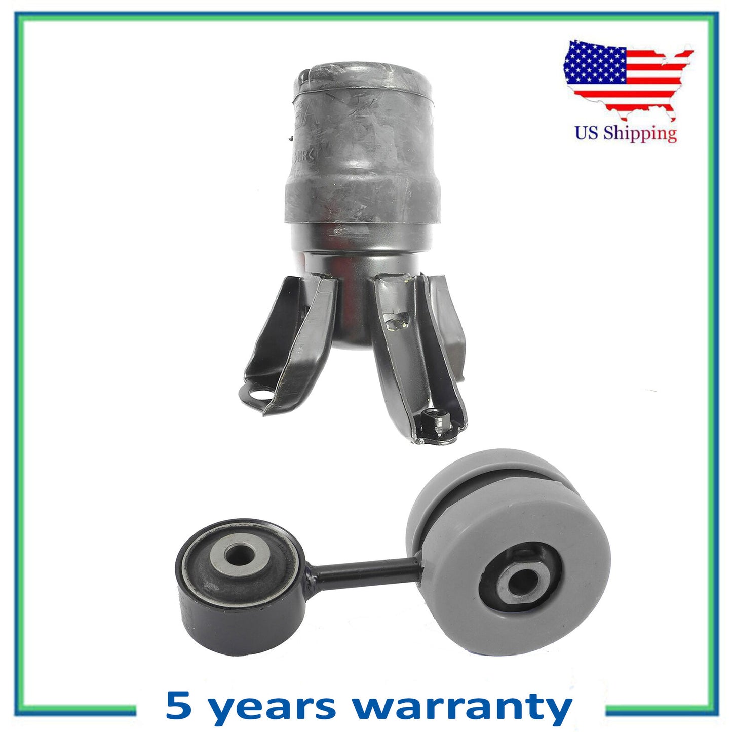 7238 7241 Engine Motor Mount Polyurethane Set 2PCS For Toyota Camry Solara 2.2L