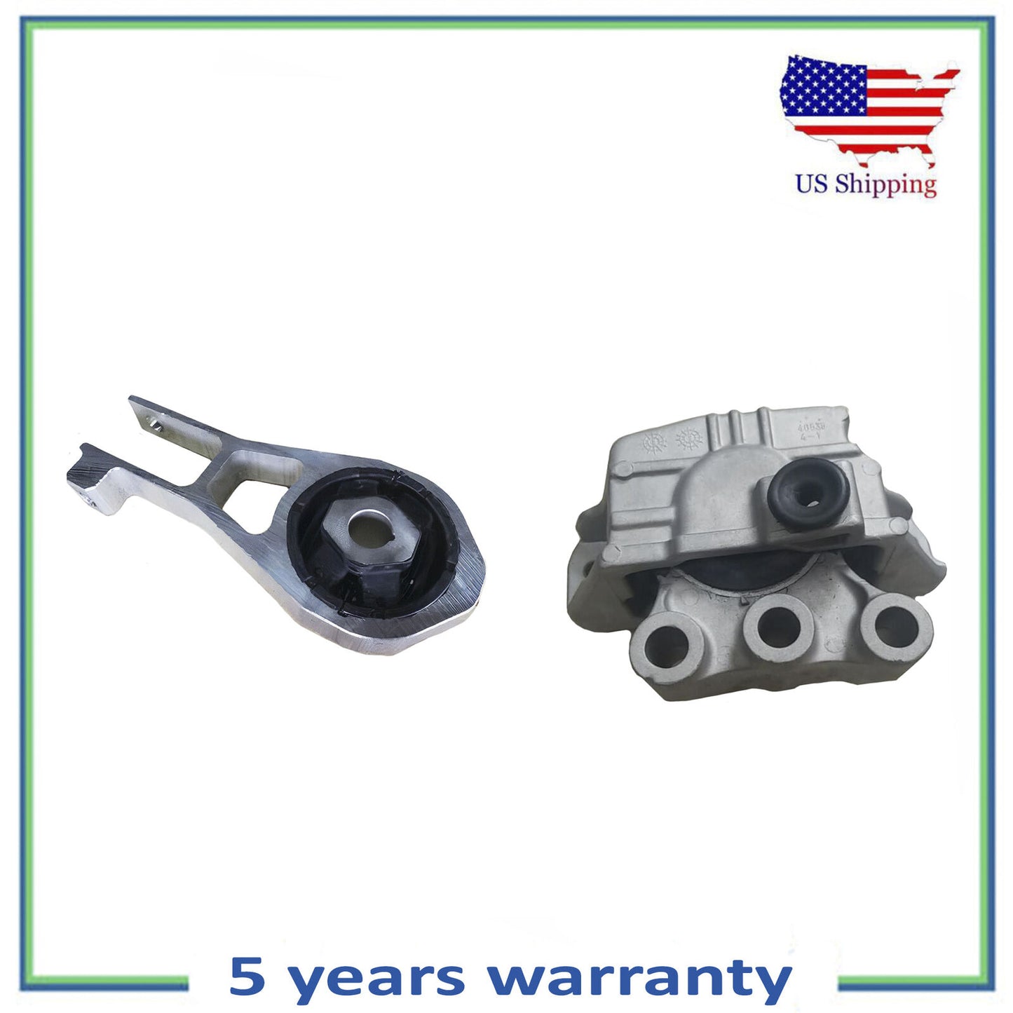 2PCS Droit Support Moteur & Arrière Inférieur Couple Montage Pour 15-17 Jeep