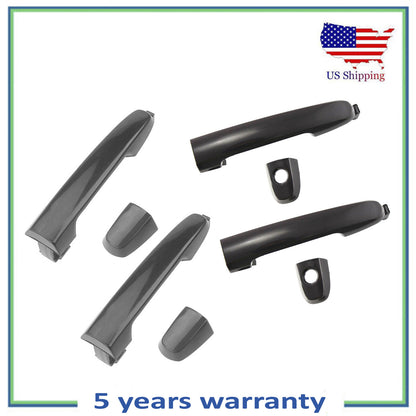 Front Rear Set 4 PCS Outside Door Handle For Scion tC xA xB xD Non Painted Black