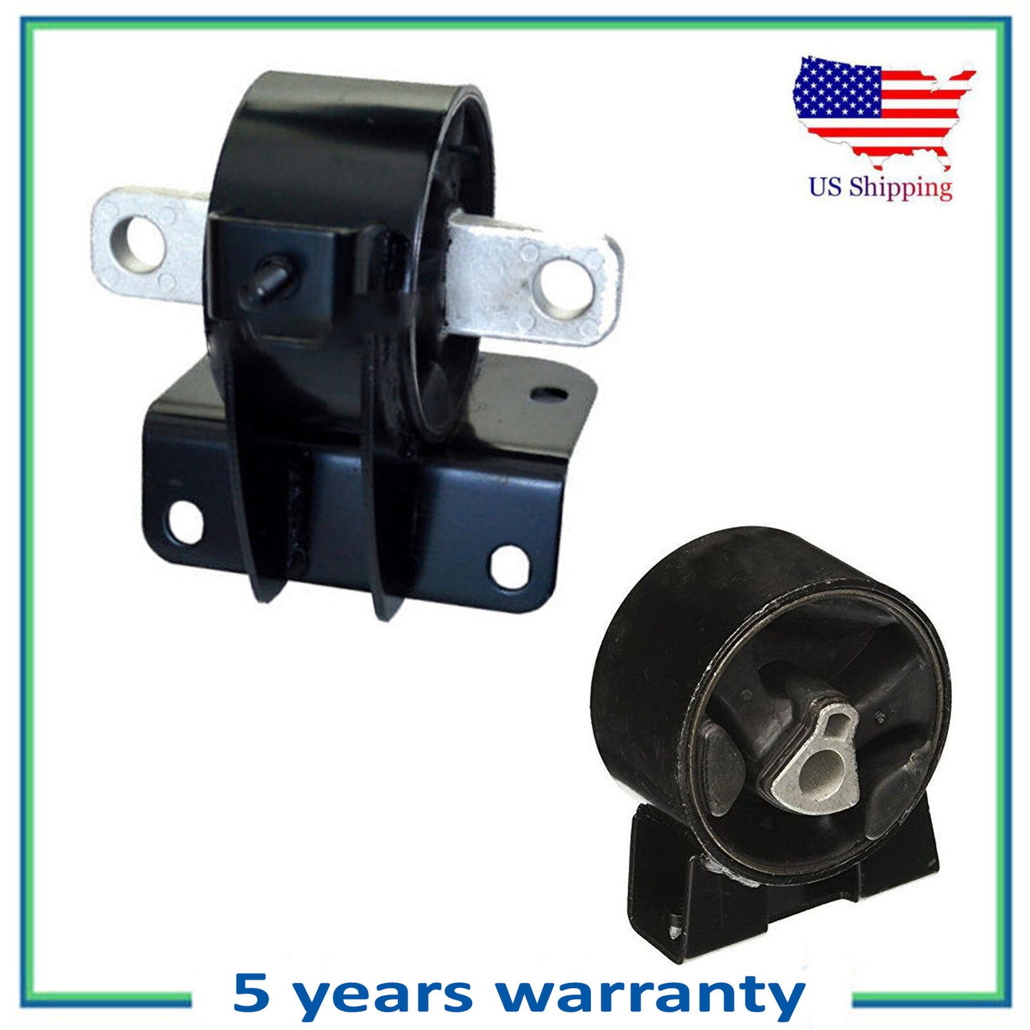 2PCS 5654 5493 Engine Motor & Trans Mount For New Chrysler Dodge VW 3.3L 3.8 4.0