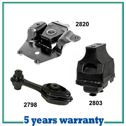 M930 Motor & Trans Mount 3PCS For 95-02 Cavalier Sunfire 2.2L 2.3L 2.4L for Auto