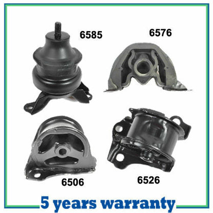 M208 FOR 1997-2001 HONDA CR-V 2.0L ENGINE MOTOR & TRANS MOUNT SET 4 PCS w/ AT