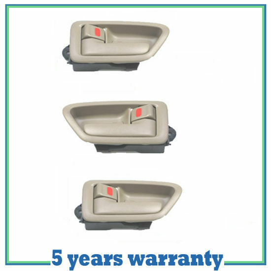 Left + Right Set 3 DS67 Interior Inner Door Handle For 97-01 Toyota Camry Tan