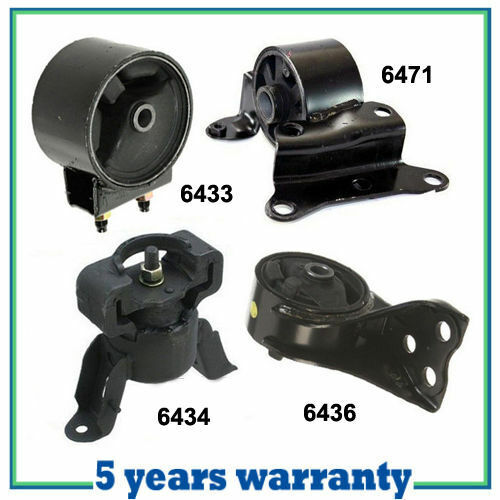 M638 Engine Motor & Trans Mount Set 4PCS 95-98 Mazda Protégé 1.5L 1.8L For Auto