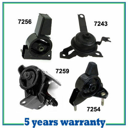 M304 Motor & Trans Montaje Para 98-02 Toyota Corolla 1.8L 4PCS Para Auto 4Spd