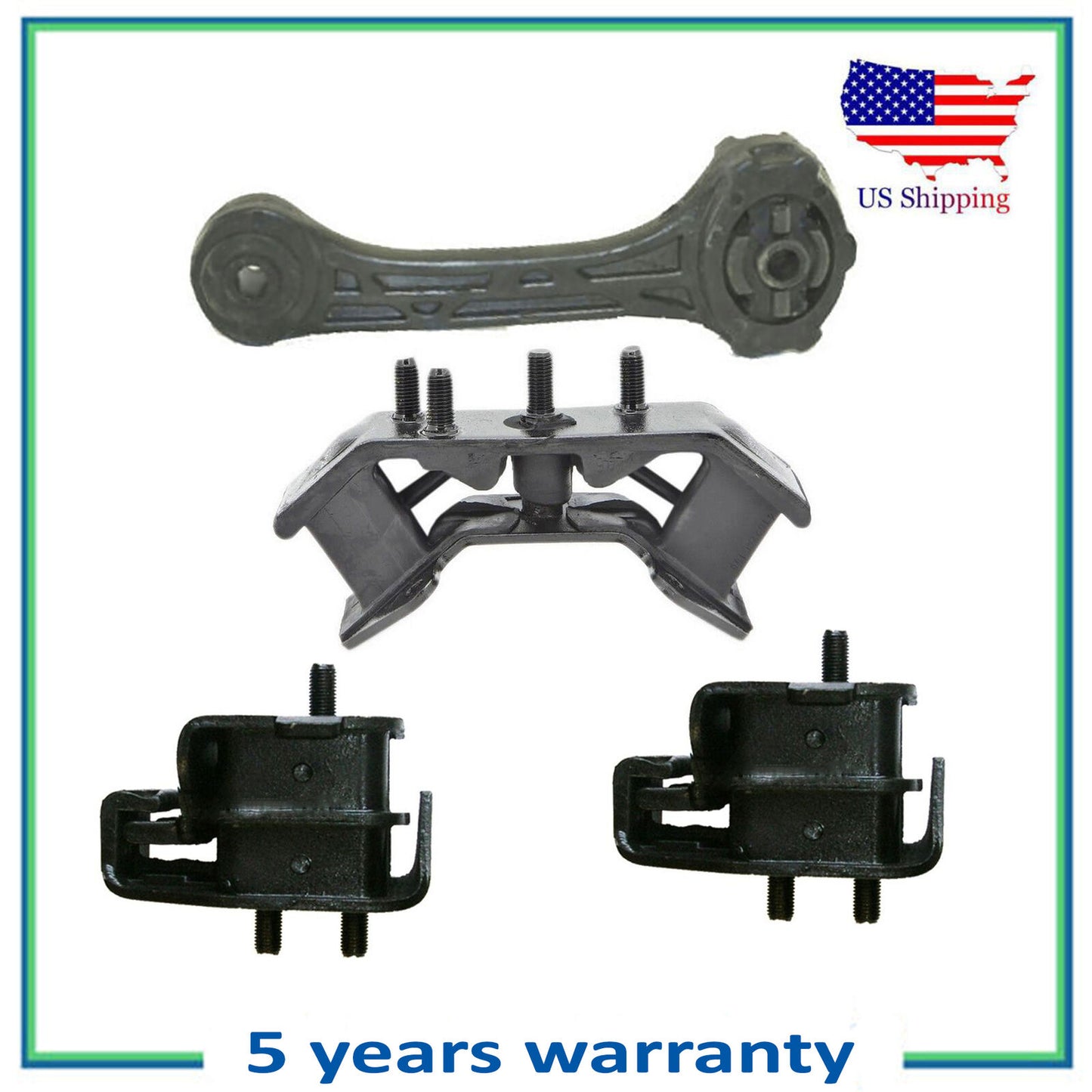 4 PCS Engine Motor & Trans Mount For 02-08 Subaru Forester 2.5L 6712 2 6714 6703