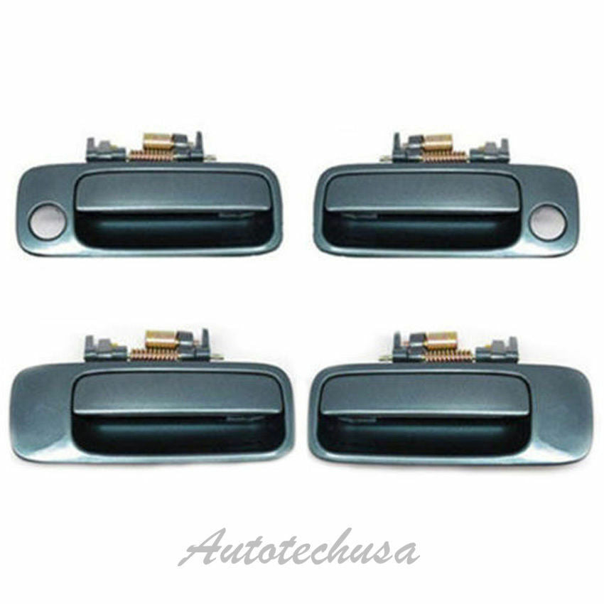 1997-2001 For Toyota Camry Set 4 Blue 8n7 Outside Door Handle DS98