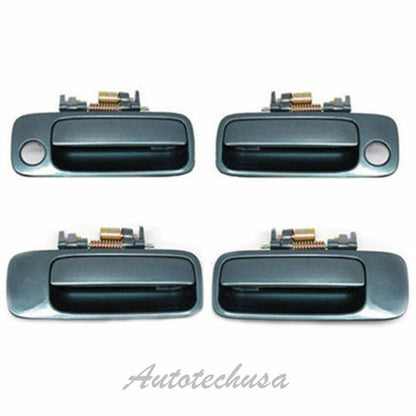 1997-2001 For Toyota Camry Set 4 Blue 8n7 Outside Door Handle DS98