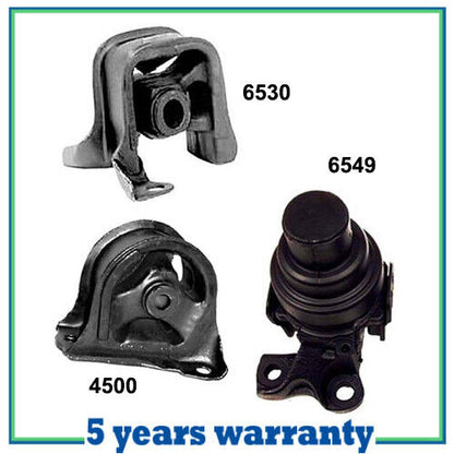 M544 Motor Montaje 3PCS Para 94-97 Honda Accord 2.2L LX Dx Para Manual Trans