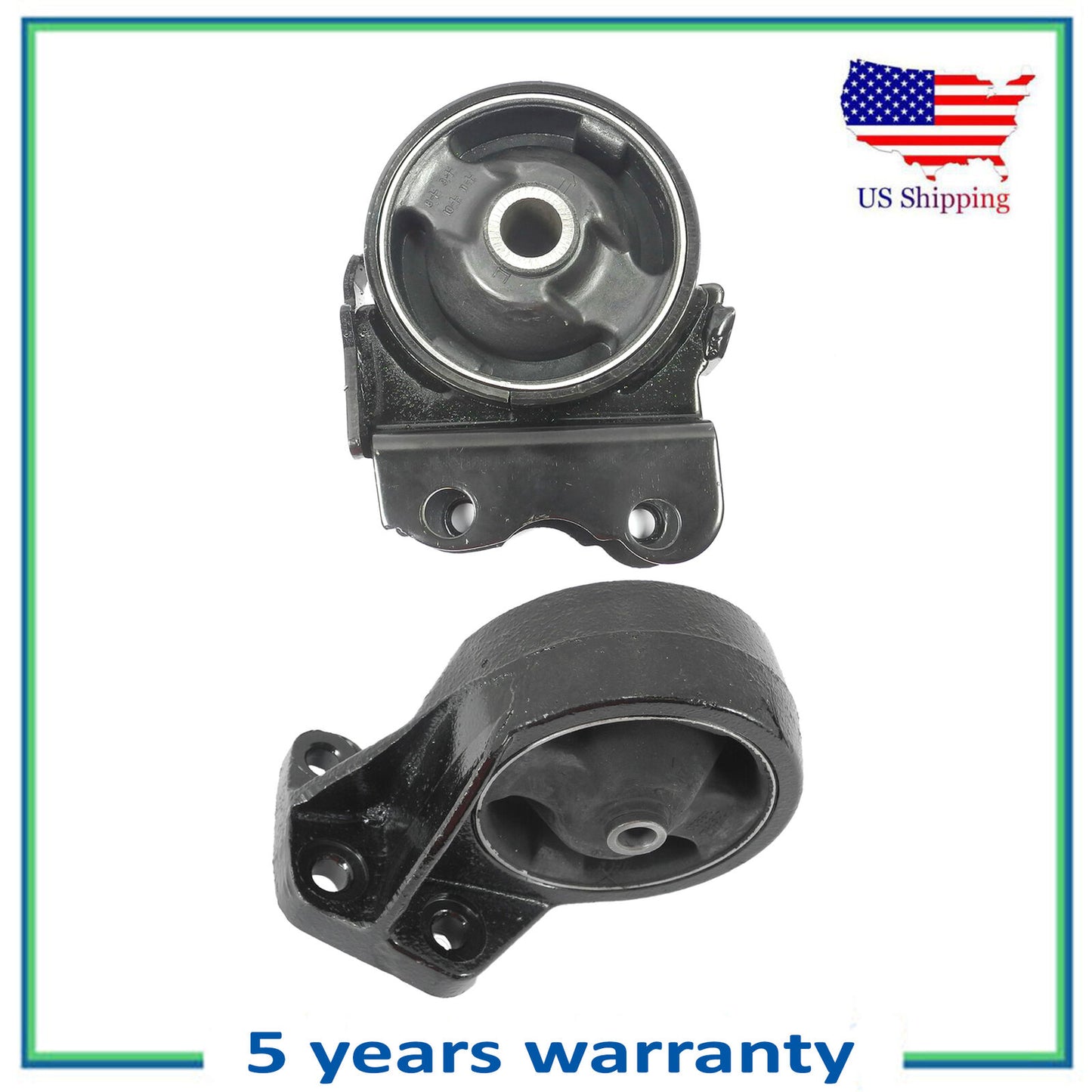 2PCS Anteriore & Posteriore Motore Montante Per 1999-2001 Hyundai Sonata 2.4L