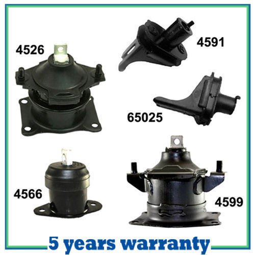 Engine Motor Mount M1070 For Acura TL 3.2L 4526 4566 4591 4599 65025 Set 5pcs