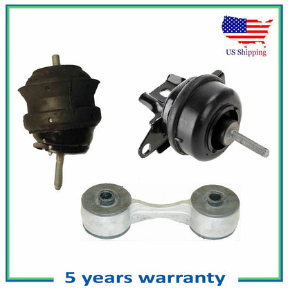 3PCS SET for Engine Motor & Trans Mount for 98-99 Cadillac Seville 4.6L Auto