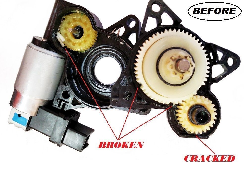 Power Window Motor Gear Regulator For RK1009 Mazda 6 2.3L 3.0L Set 5PCS