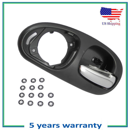 Rear R Inside Door Handle W/O Speaker Cover For 98-04 Chrysler 300M Chrome Lever