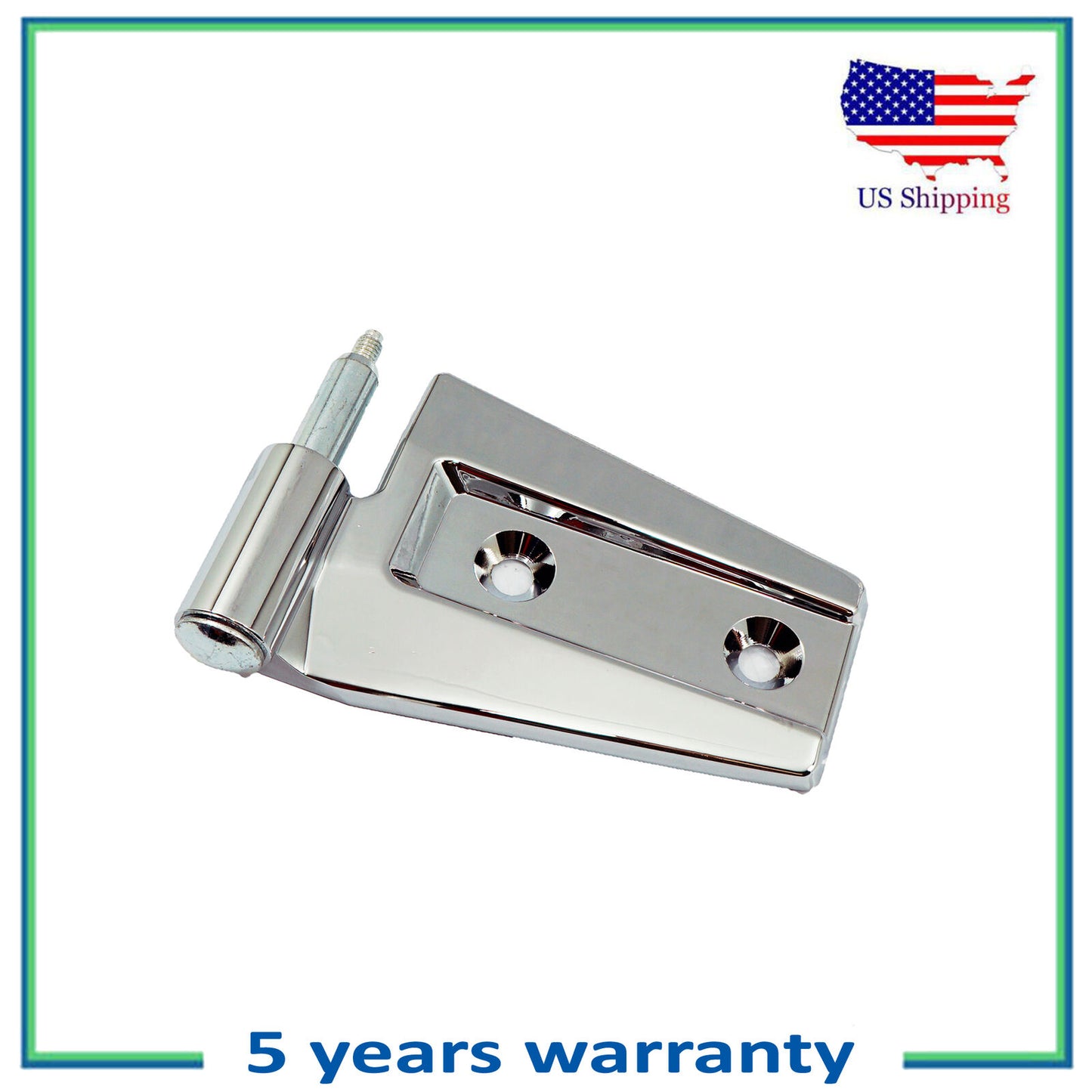 Right Upper Door Hinge Assembly For 2007-2017 Jeep Wrangler Chrome