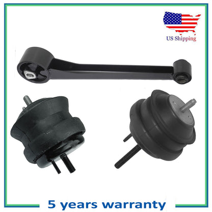 Set 3Pcs Engine Motor Mount Motorking For 06-11 Buick Lucerne Cadillac DTS 4.6L