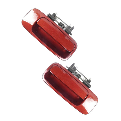 Rear Pair Set Outside Door Handle For 00-04 Toyota Avalon 3N6 Vintage Red Pearl