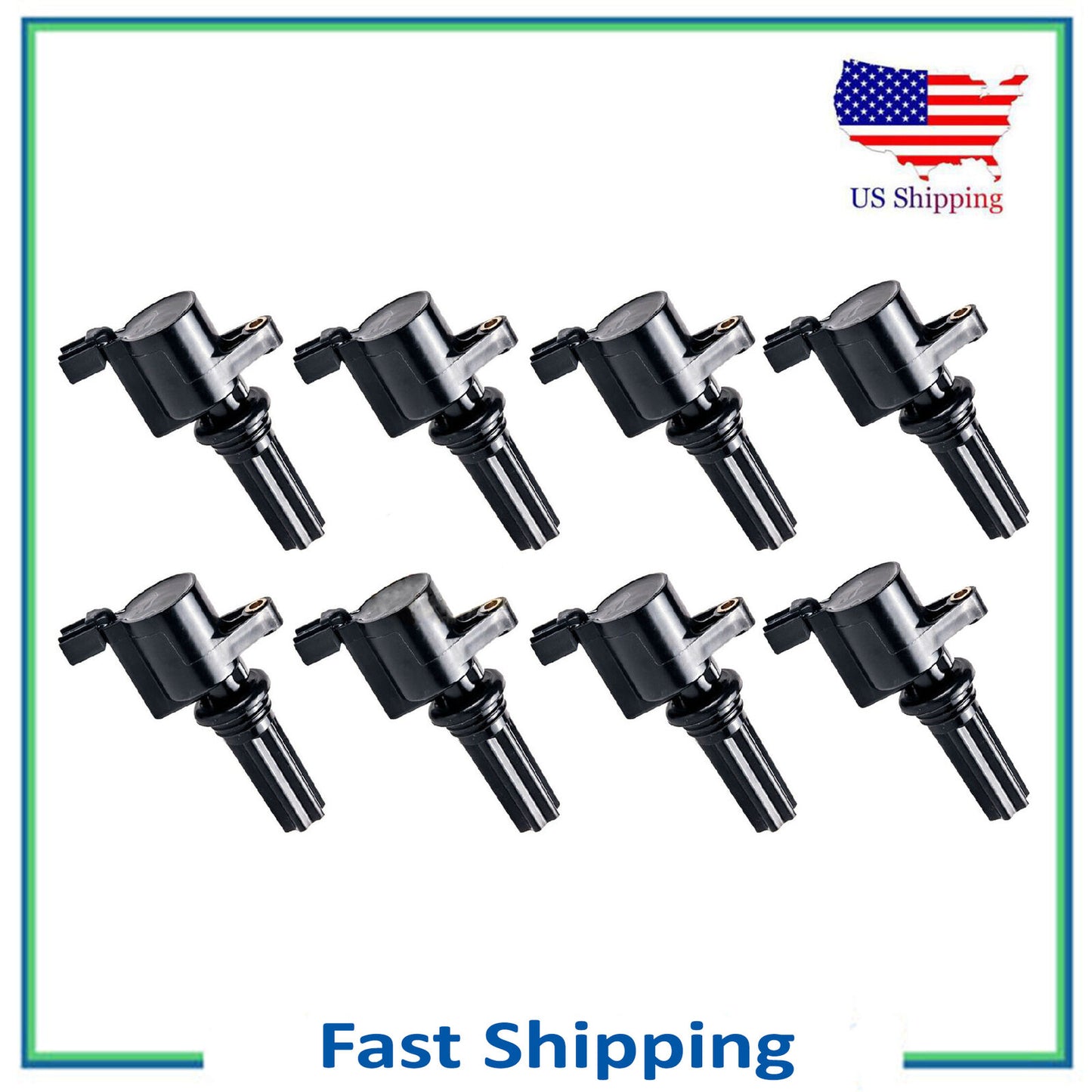 Set 8PCS Ignition Ignitor Coil New For 2000 2001-2005 Lincoln LS 3.0L 6 Cylinder