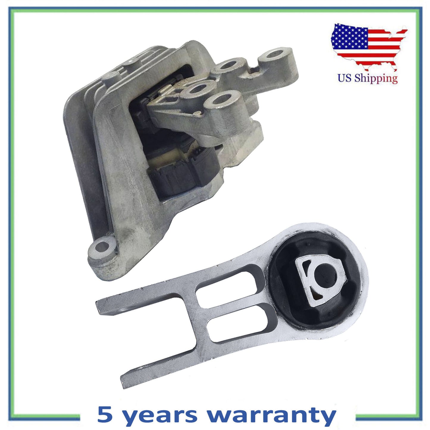 Set 2PCS Engine Motor Mount for Auto Trans for Chrysler Pacifica Voyager 3.6L V6